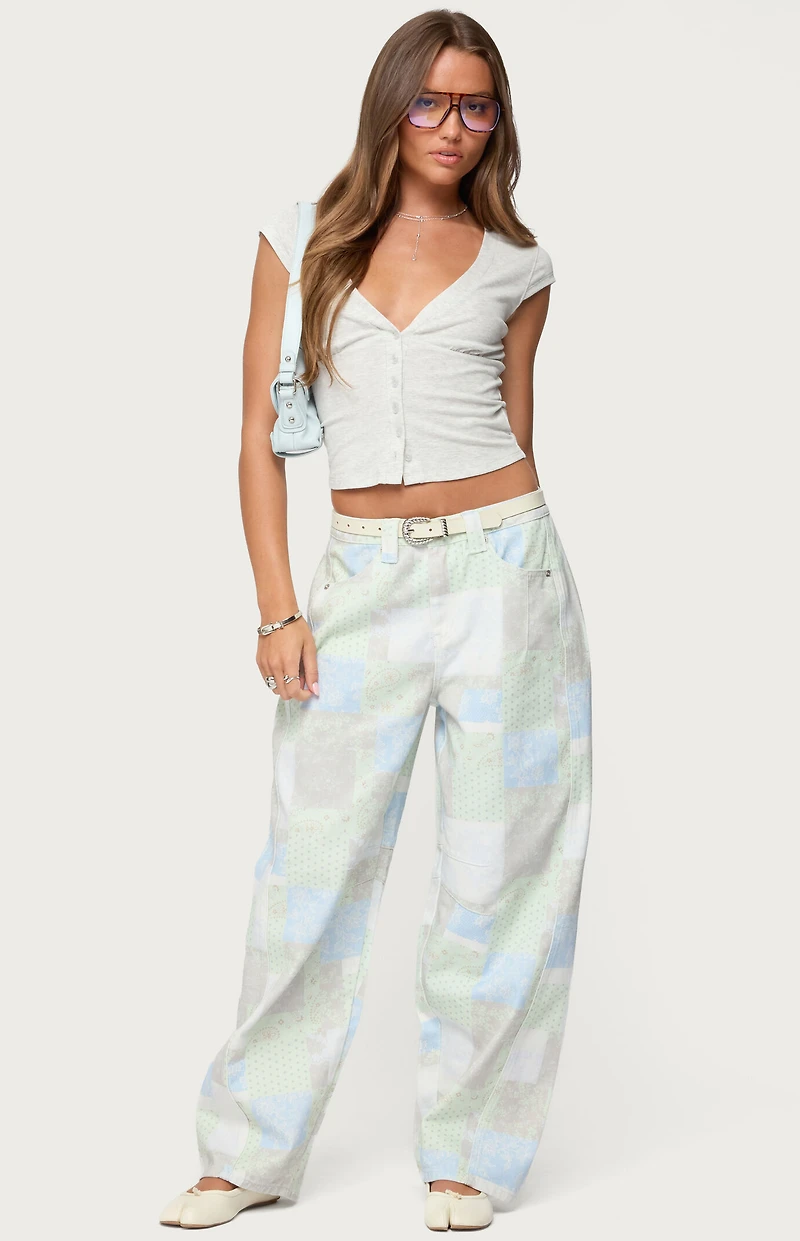 Edikted Alza Button Up Top