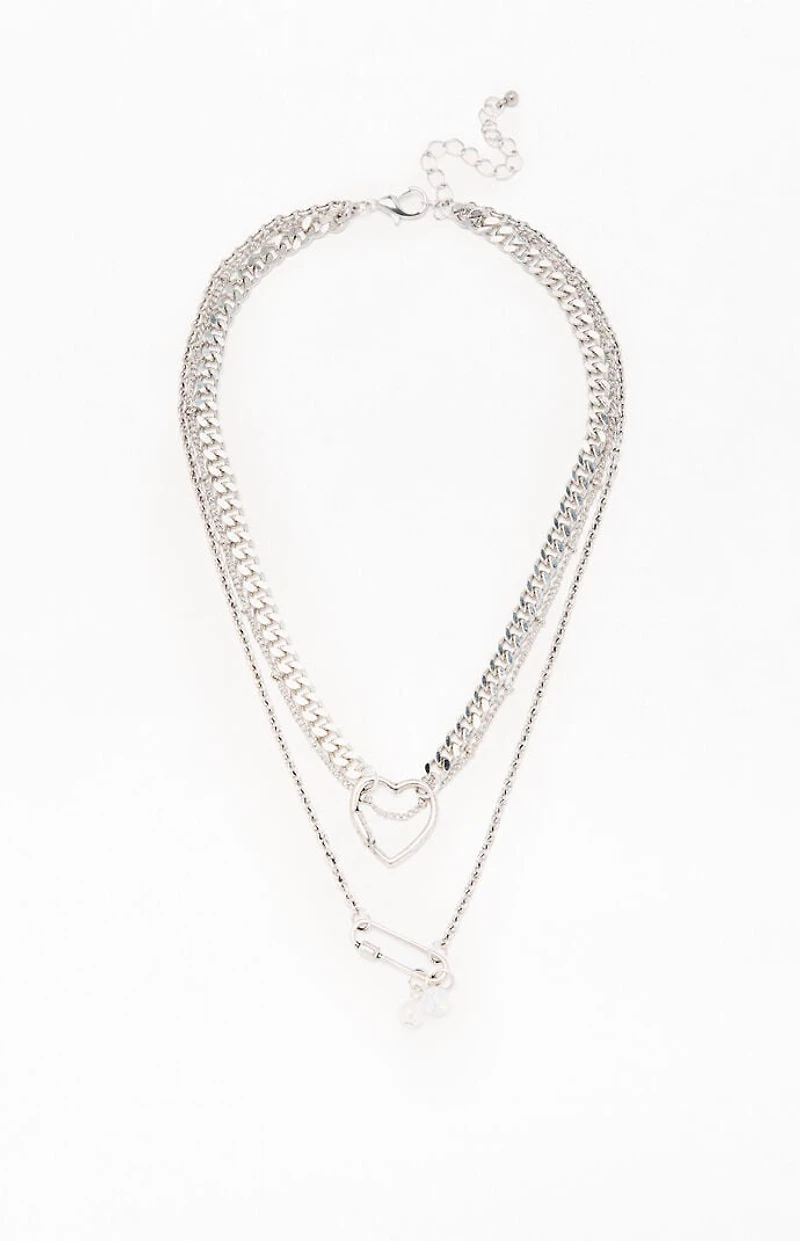 LA Hearts Harper Layered Necklace