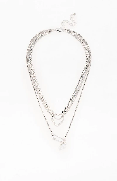LA Hearts Harper Layered Necklace