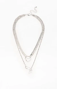 LA Hearts Harper Layered Necklace
