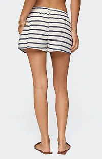 Edikted Collins Striped Shorts