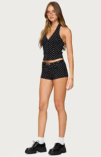 Edikted Bobbie Polka Dot Halter Top