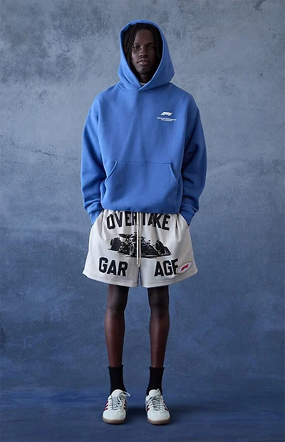 Formula 1 x Pacsun Overtake Garage Mesh Shorts