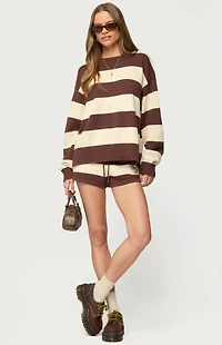 Edikted Riley Oversized Striped Sweater