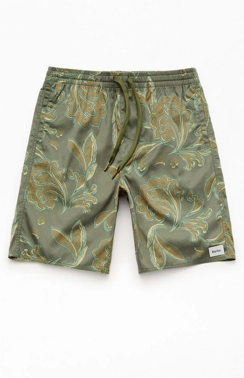 Rhythm Astral Bloom Box Jam 9" Swim Trunks
