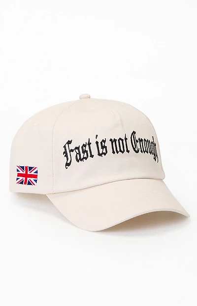 Formula 1 x Pacsun Great Britain Cream Snapback Hat