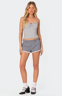 Edikted Kyra Gingham Shorts