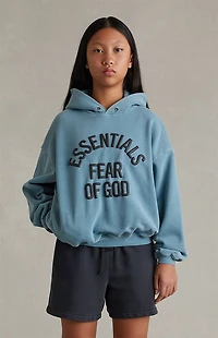 Fear of God ESSENTIALS Kids Faded Coastal Campus '90s Hoodie