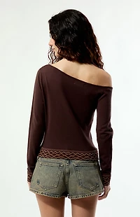 Your Favorite Clarity Off-The-Shoulder Sweater