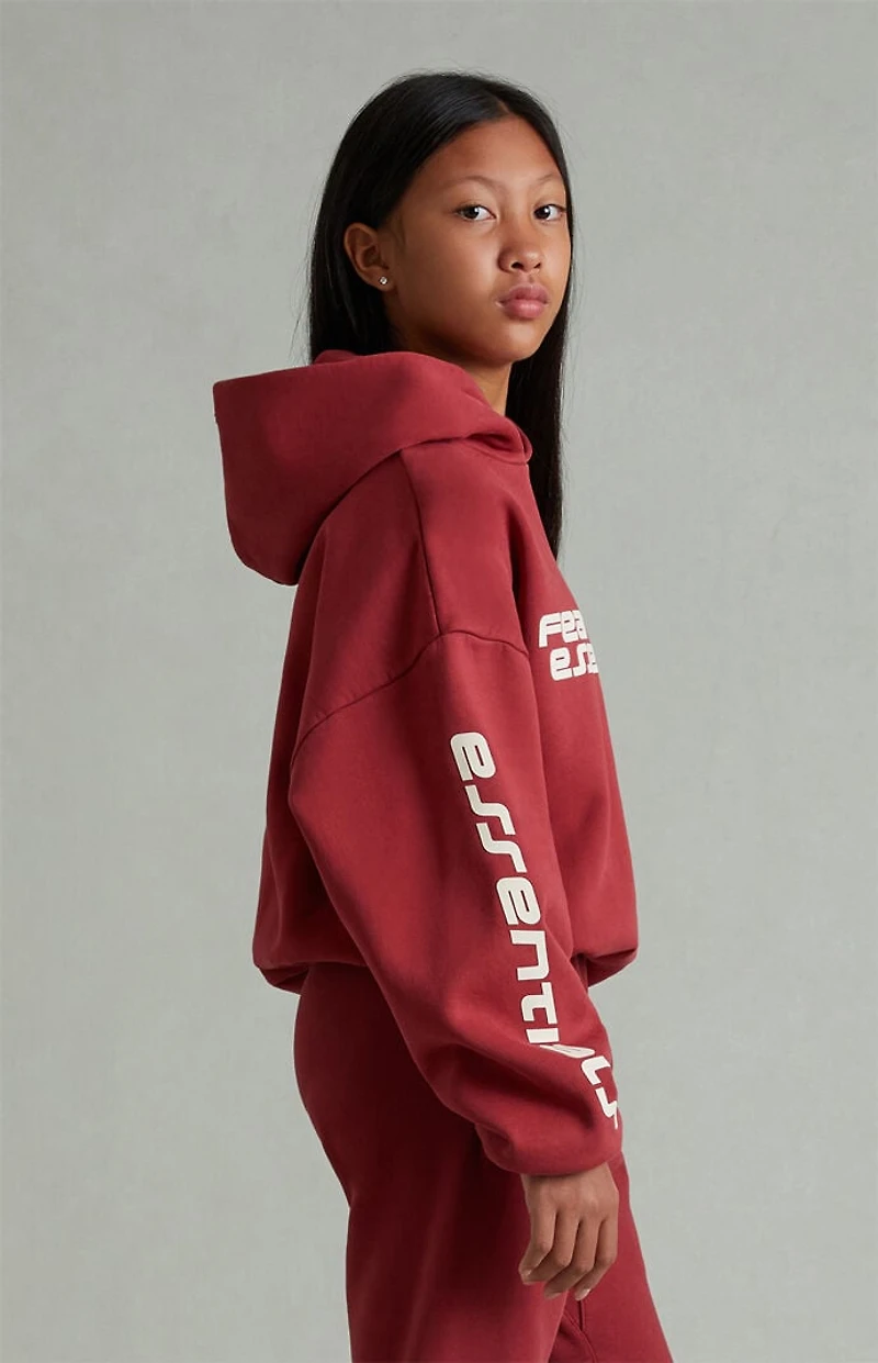 Fear of God ESSENTIALS Kids Crimson Classic Hoodie