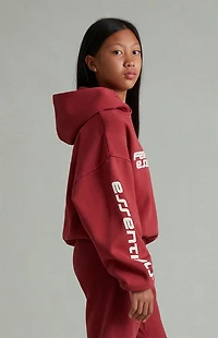 Fear of God ESSENTIALS Kids Crimson Classic Hoodie