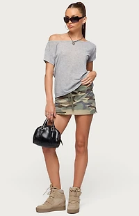Edikted Bayside Slit Micro Skort