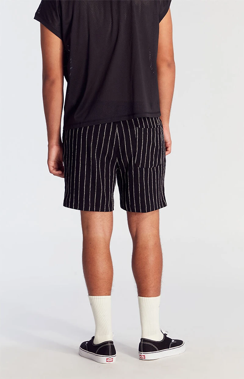 Pacsun Black Stripe Linen Shorts