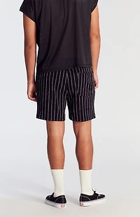 Pacsun Black Stripe Linen Shorts