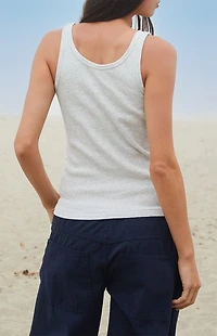 John Galt New York Embroidered Beyonca Tank Top