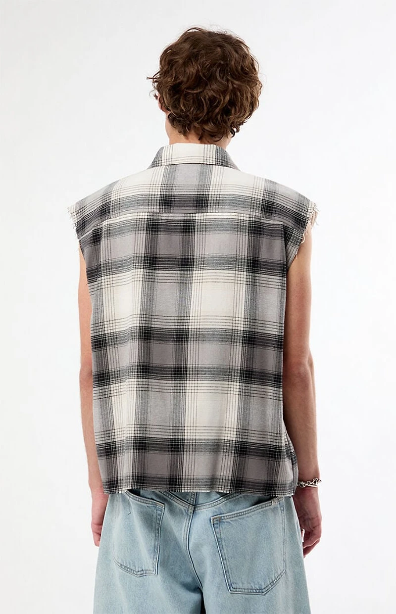 Pacsun Benson Flannel Cutoff Shirt