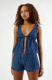 Your Favorite Indigo Micro Shorts