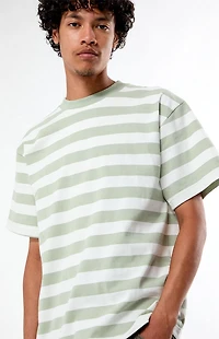 Pacsun Sage Striped T-Shirt