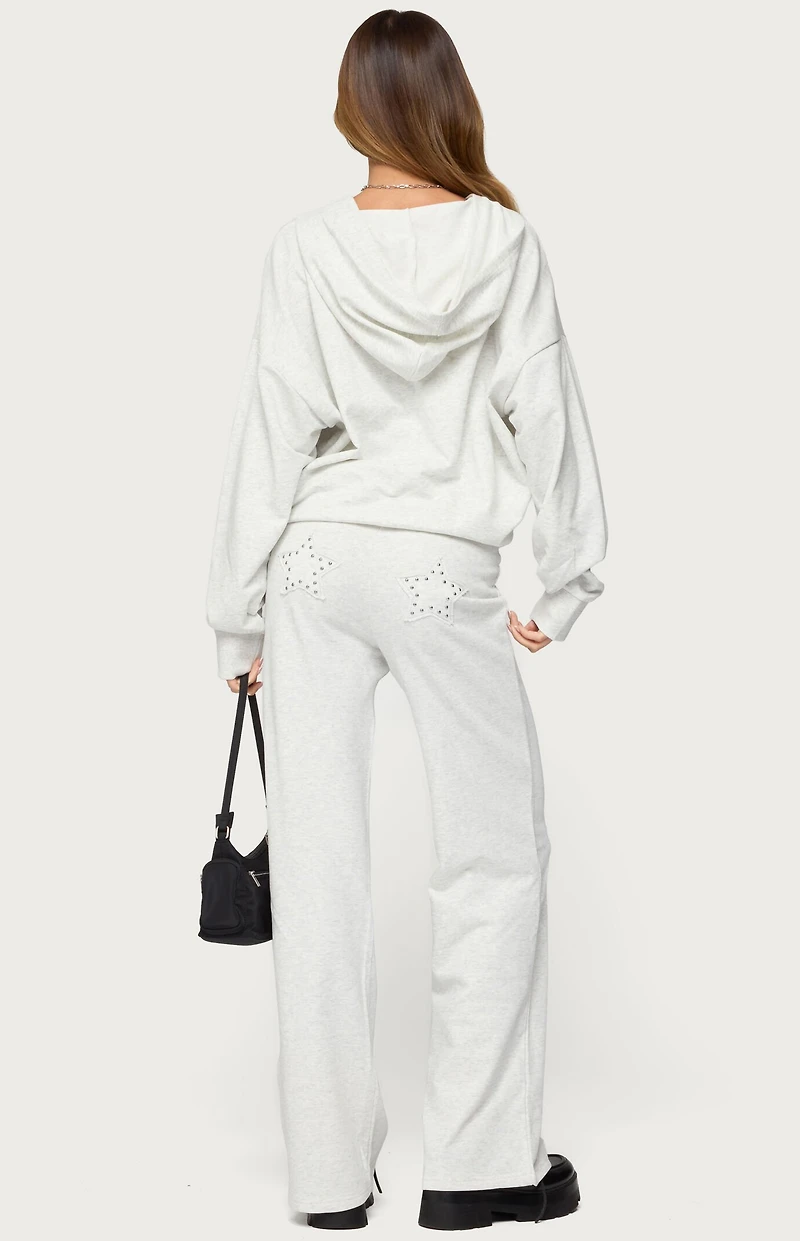 Edikted Briela Star Studded Sweatpants