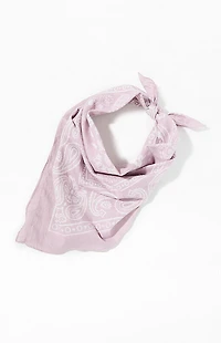 LA Hearts Purple Paisley Bandana