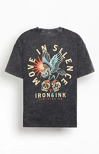 Iron & Ink Move Silence Boxy Oversized T-Shirt