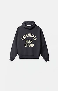 Fear of God ESSENTIALS Kids Faded Black Campus '90s Hoodie