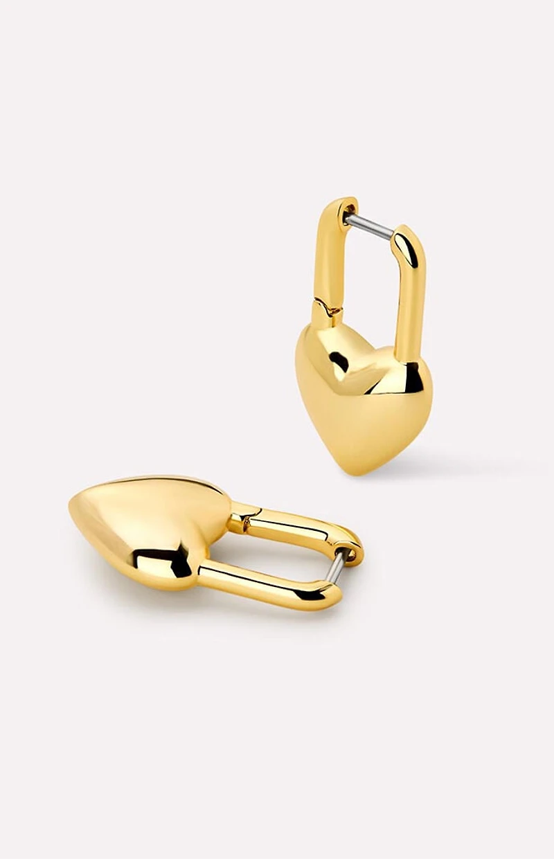 Ana Luisa Cameron Heart Earrings