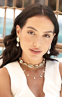 Ettika Nautilus Shell Charm Necklace