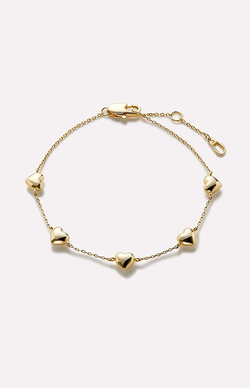 Ana Luisa Lani Heart Bracelet