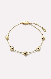 Ana Luisa Lani Heart Bracelet