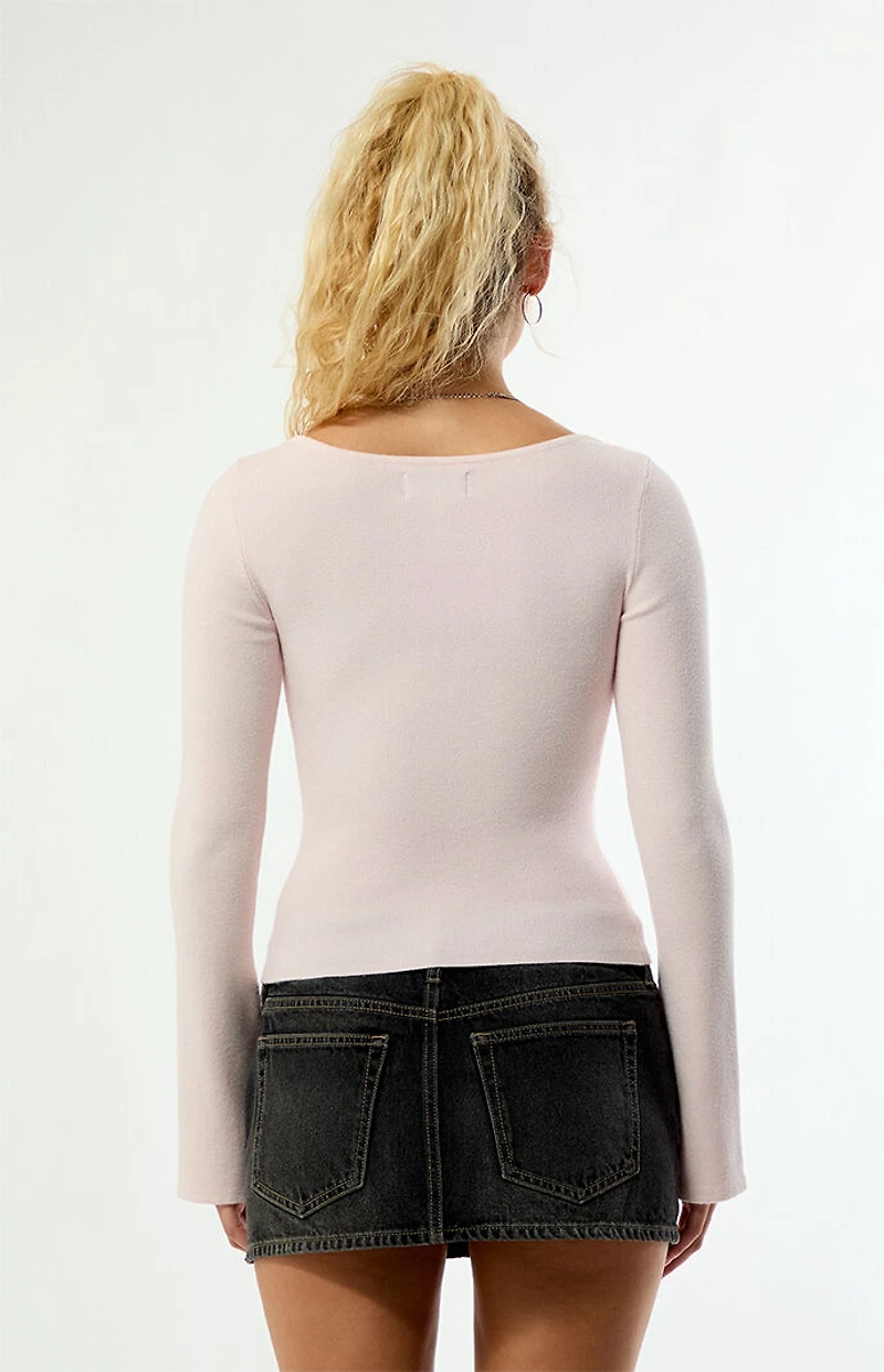 Your Favorite Sage Ribbed Long Sleeve Sweater