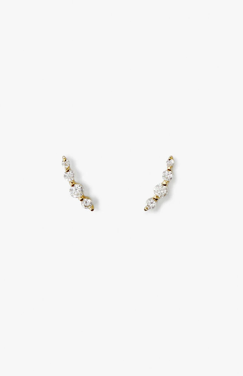 Ana Luisa Bonny Ear Climber Earrings