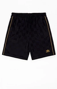 Umbro Black Checkered Shorts