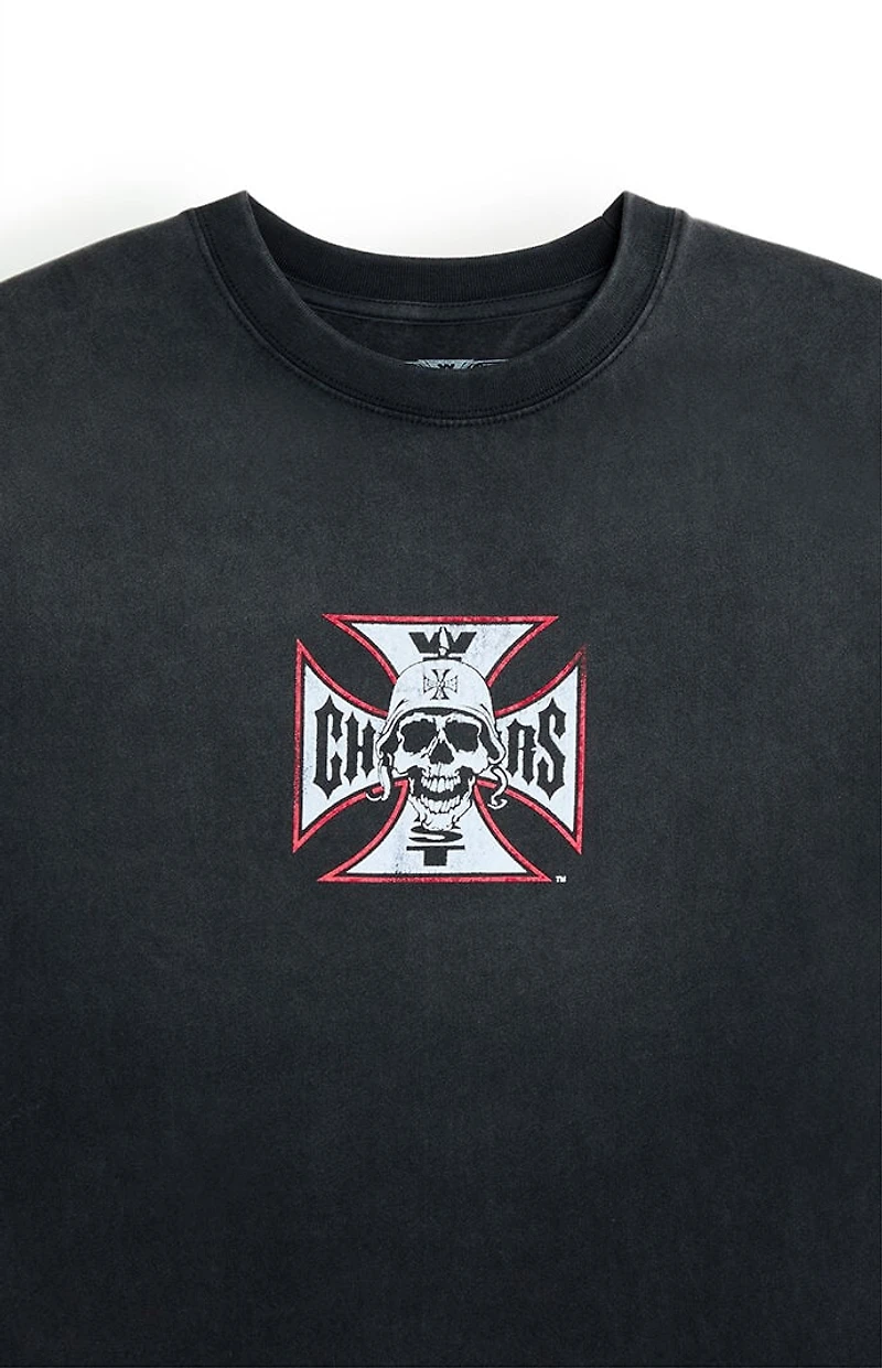 West Coast Choppers Skeleton Cross T-Shirt