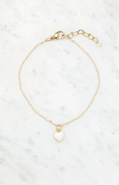 John Galt Gold Heart Bracelet