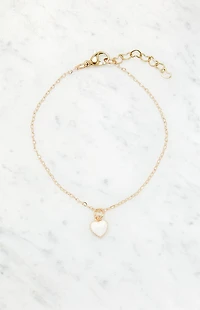 John Galt Gold Heart Bracelet