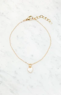 John Galt Gold Heart Bracelet