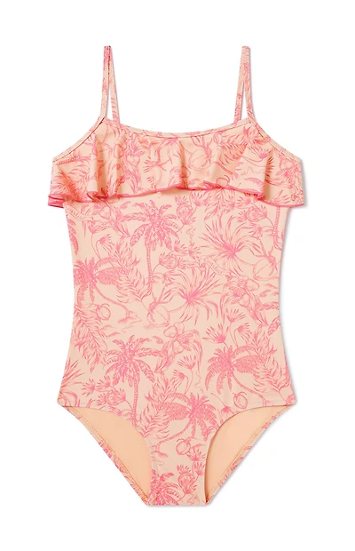 Boardies Kids Peach Please One Piece Swimsuit