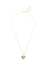 LA Hearts Juno Pearl Heart Layered Necklace