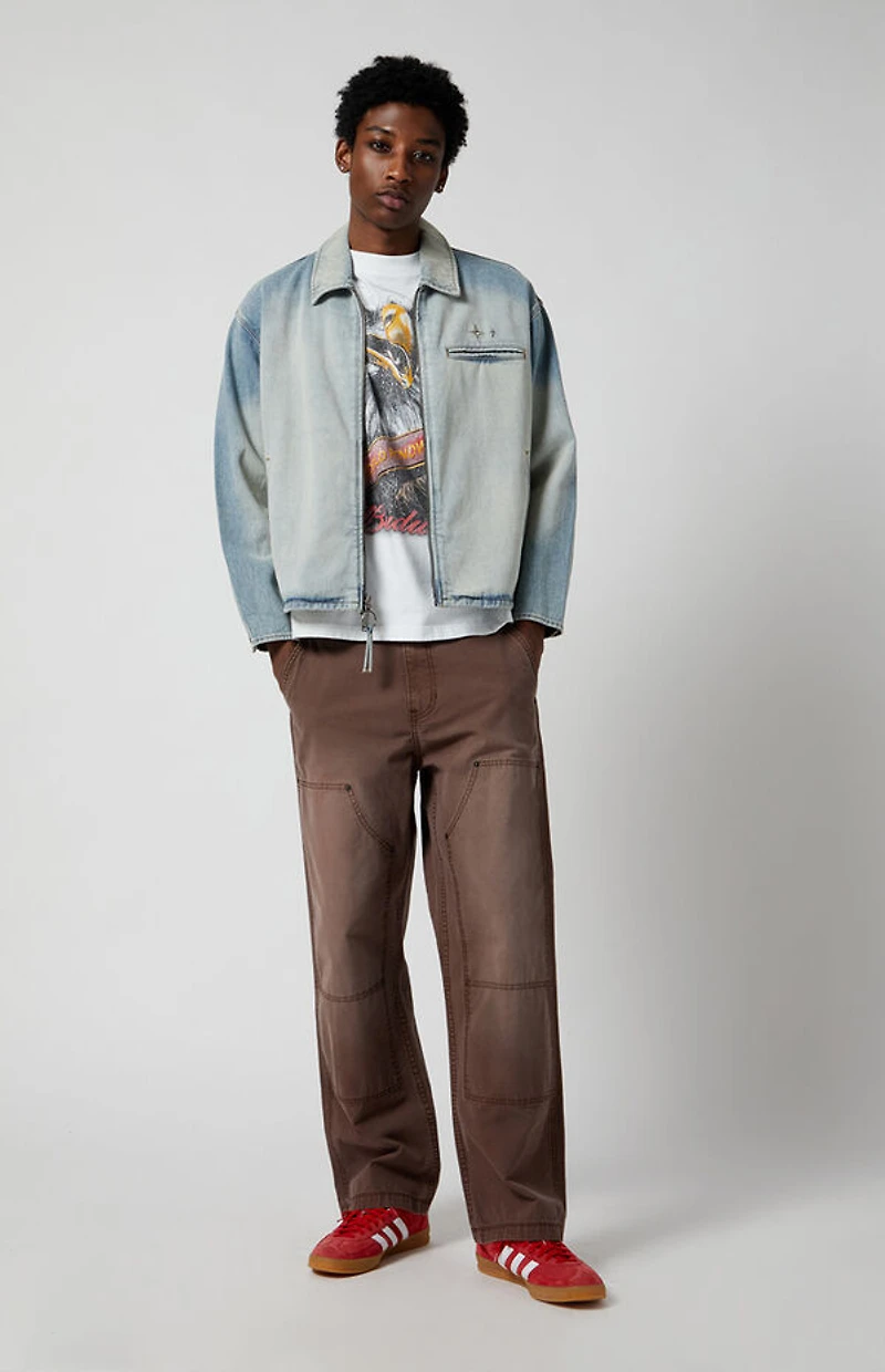 Pacsun Brown Baggy Carpenter pants
