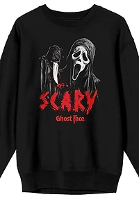 Ghostface Scary Mask Crew Neck Sweatshirt
