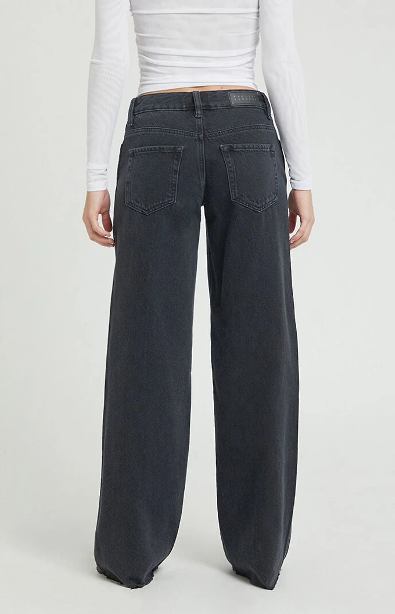 Pacsun Casey Low Rise Baggy Jeans Washed Black