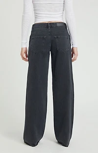 Pacsun Casey Low Rise Baggy Jeans Washed Black