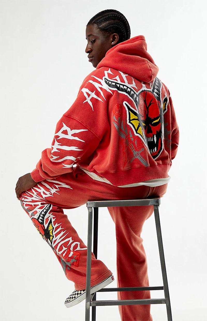 Netflix x Stranger Things Red Hellfire Club Hoodie