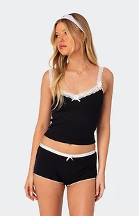 Edikted Mariana Pointelle Tank Top