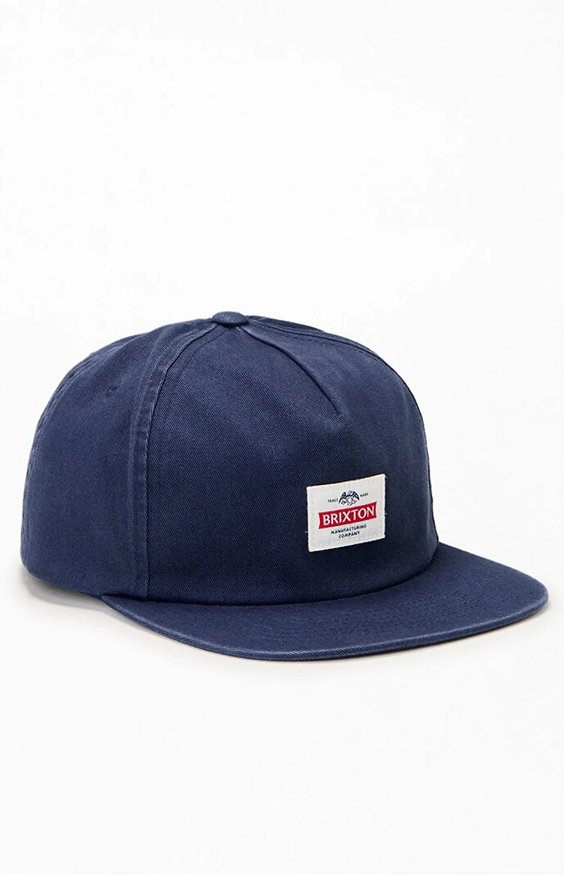 Brixton Trademark Logo Snapback Hat