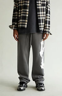 Pacsun LA Applique Fleece Baggy Sweatpants