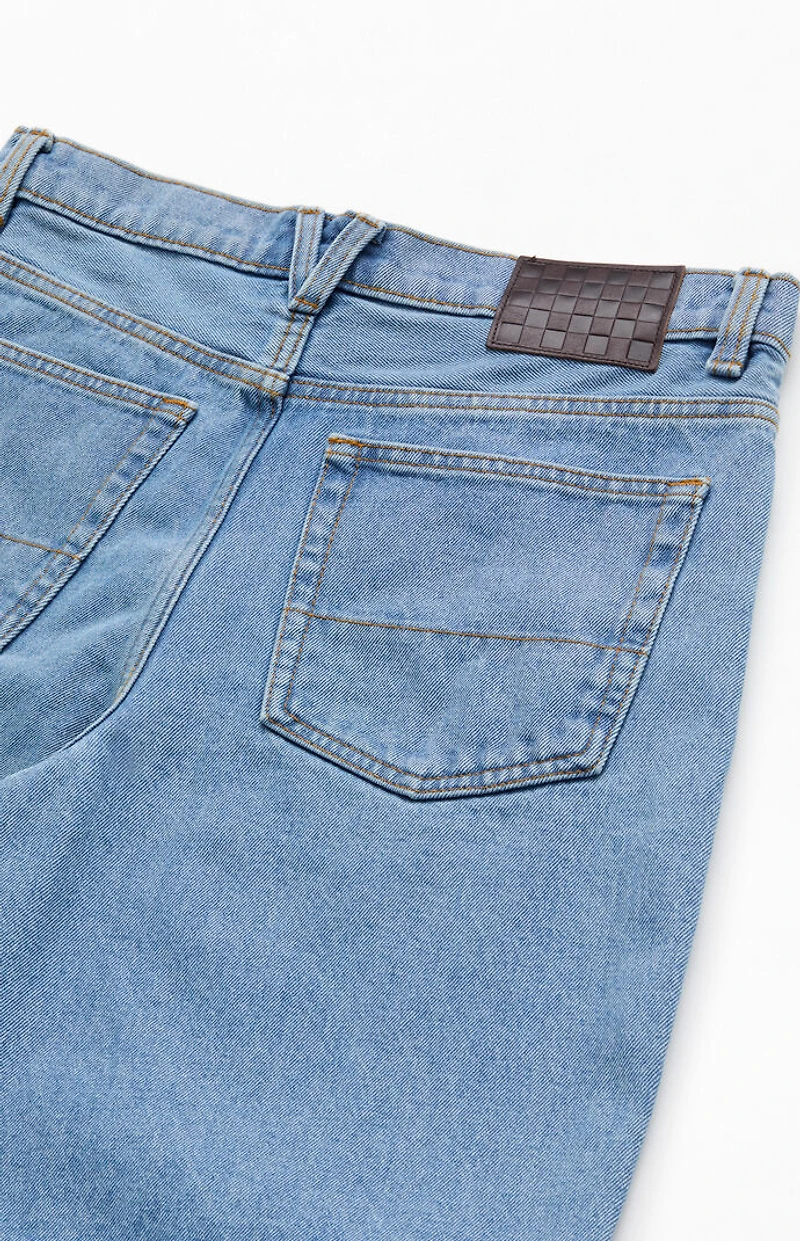 Vans Kids Light Blue Baggy Jean Shorts