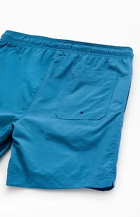 Pacsun Blue Collegiate 6.5'' Swim Trunks