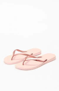 Havaianas Women's Pink Slim Flip Flop Sandals